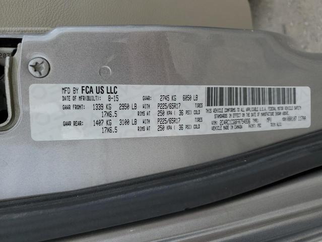2015 CHRYSLER TOWN & COU 2C4RC1CG6FR754936