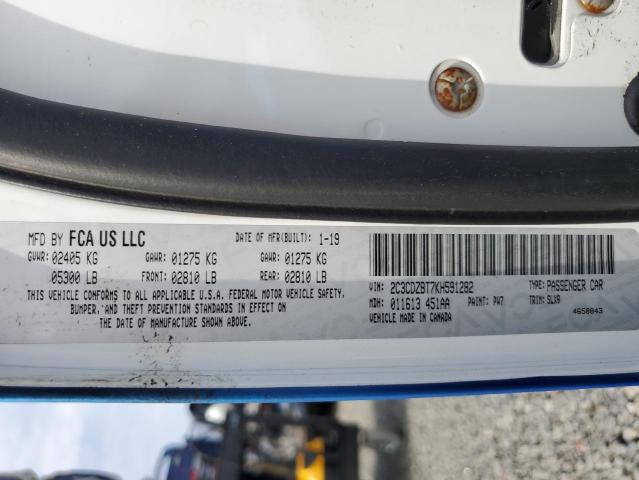 2019 DODGE CHALLENGER - 2C3CDZBT7KH591282
