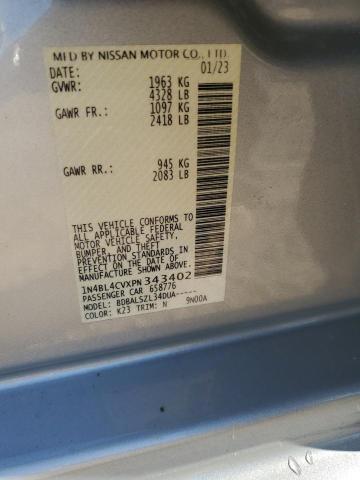 2023 NISSAN ALTIMA SR - 1N4BL4CVXPN343402