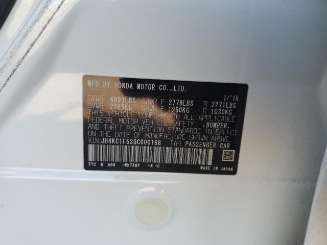 2016 ACURA RLX TECH JH4KC1F53GC000168