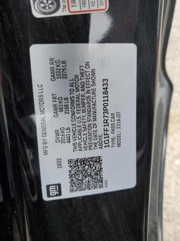 2023 CHEVROLET CAMARO LT1 1G1FF1R73P0118433