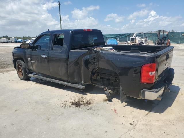 CHEVROLET SILVERADO 2012 black  flexible fuel 1GCRCSE0XCZ256228 photo #3