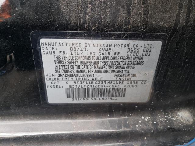 2020 NISSAN VERSA SV - 3N1CN8EV8LL807961