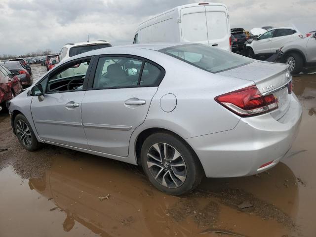 HONDA CIVIC EX 2015 silver  gas 19XFB2F87FE094245 photo #3