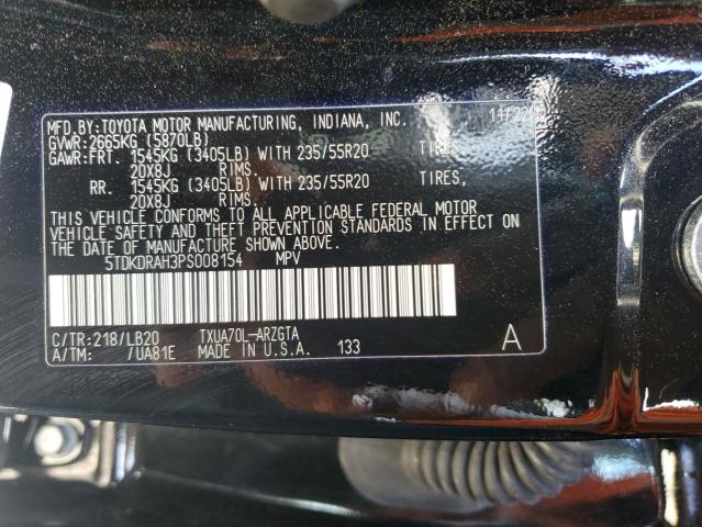 5TDKDRAH3PS008154 2023 TOYOTA HIGHLANDER