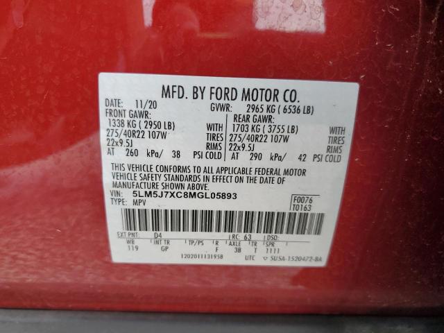 2021 LINCOLN AVIATOR RE 5LM5J7XC8MGL05893