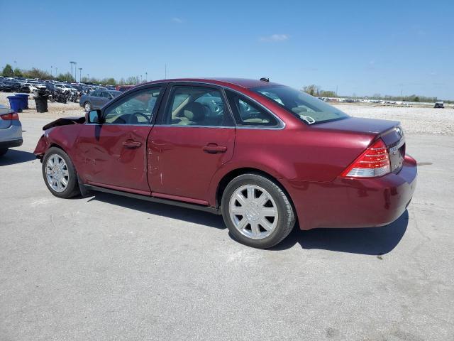 MERCURY MONTEGO PR 2007 burgundy  gas 1MEHM42197G604179 photo #3
