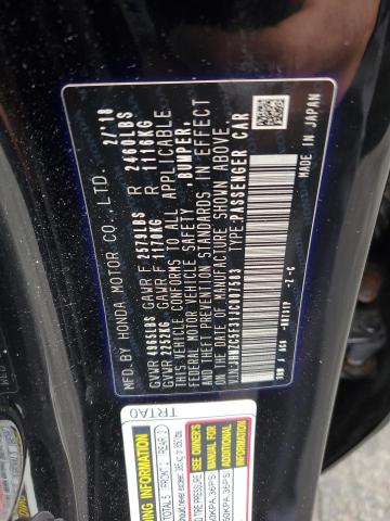 2018 HONDA CLARITY TO - JHMZC5F31JC007583