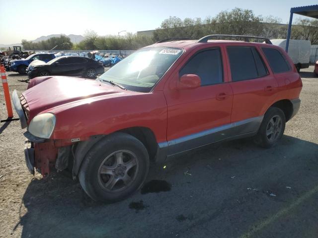 HYUNDAI SANTA FE G 2004 red  gas KM8SC13D34U822693 photo #1