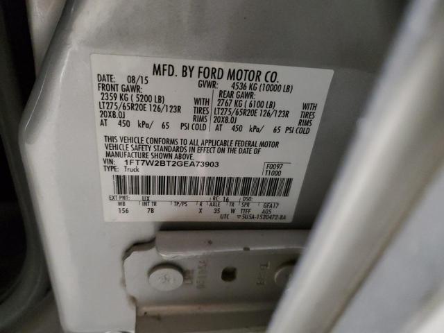 2016 FORD F250 SUPER - 1FT7W2BT2GEA73903
