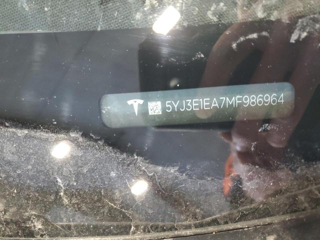2021 TESLA MODEL 3 - 5YJ3E1EA7MF986964