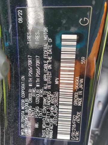 2023 TOYOTA 4RUNNER SR - JTEEU5JR6P5280360