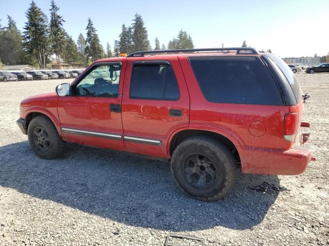CHEVROLET BLAZER 2000 red  gas 1GNDT13W2Y2206667 photo #3