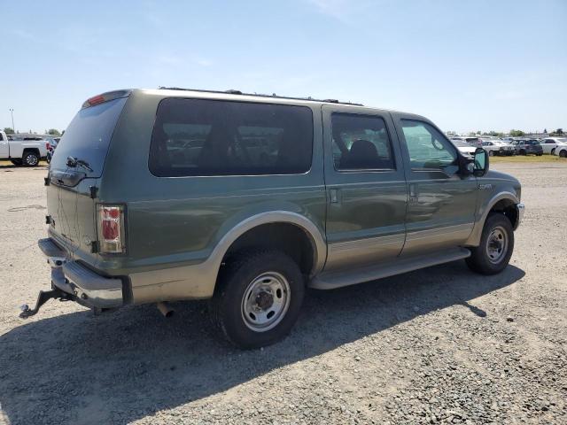 FORD EXCURSION 2000 green 4dr spor gas 1FMNU43S0YED45957 photo #4