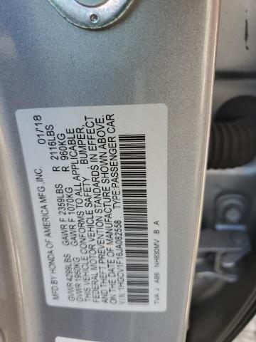 2018 HONDA ACCORD LX - 1HGCV1F16JA082558