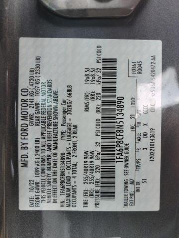 2022 FORD MUSTANG GT - 1FA6P8CF8N5134890