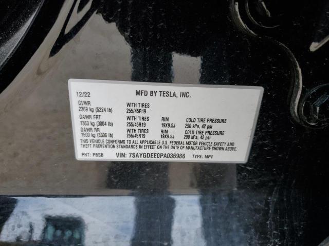 2023 TESLA MODEL Y - 7SAYGDEE0PA036986