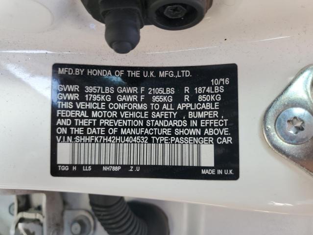 2017 HONDA CIVIC SPOR SHHFK7H42HU404532