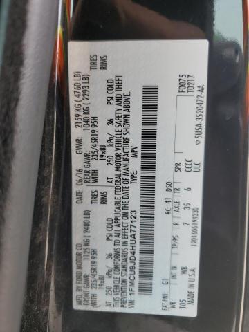 2017 FORD ESCAPE TIT - 1FMCU9JD4HUA77123