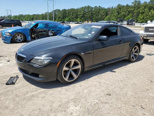 BMW 650 I 2009 black coupe gas WBAEA535X9CV92734 photo #1