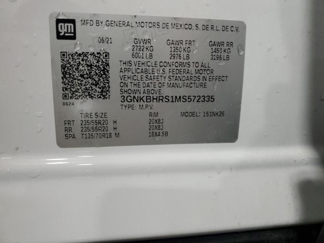 2021 CHEVROLET BLAZER 2LT - 3GNKBHRS1MS572335