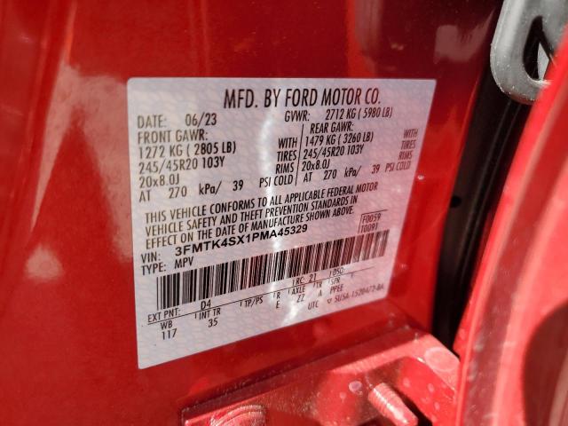2023 FORD MUSTANG MA - 3FMTK4SX1PMA45329