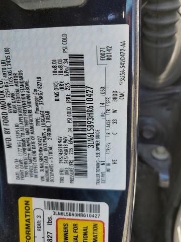 2017 LINCOLN MKZ PREMIE 3LN6L5B93HR610427