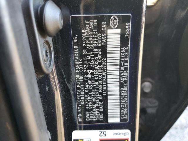 2018 TOYOTA CAMRY L 4T1B11HKXJU597262