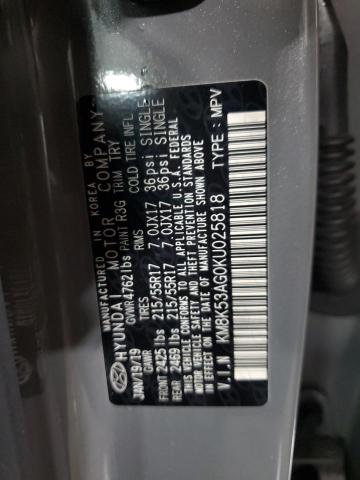 2019 HYUNDAI KONA ULTIM - KM8K53AG0KU025818