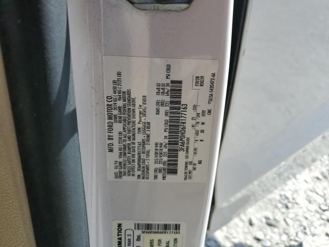 2015 FORD FUSION SE - 3FA6P0HD6FR177163