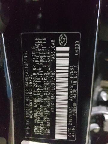 2020 TOYOTA CAMRY LE 4T1C11BK1LU012780