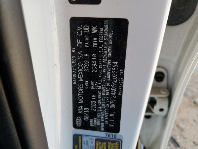 2019 KIA FORTE FE - 3KPF24AD2KE022864