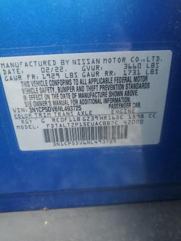 2022 NISSAN KICKS SR 3N1CP5DV6NL493725