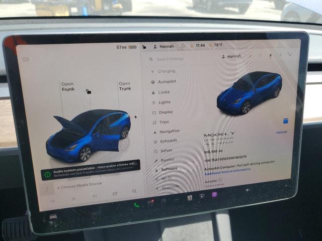 2022 TESLA MODEL Y - 7SAYGDEEXNF463575