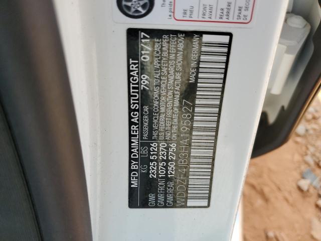 2017 MERCEDES-BENZ E 300 - WDDZF4JB3HA195827