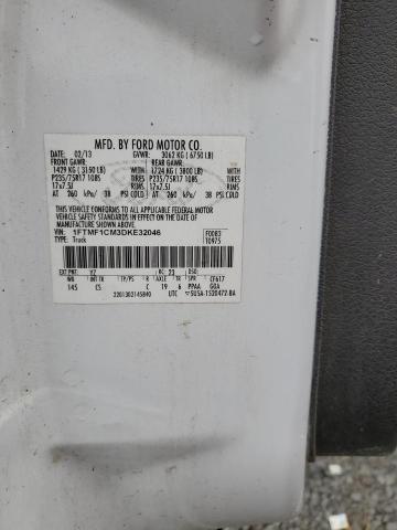 2013 FORD F150 - 1FTMF1CM3DKE32046