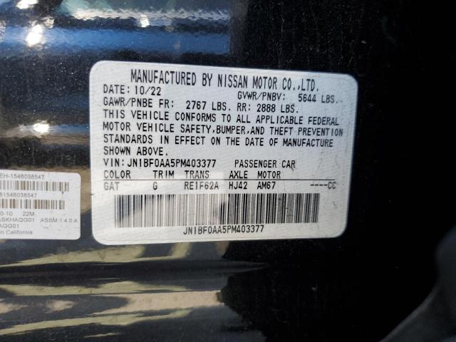 2023 NISSAN ARIYA VENT JN1BF0AA5PM403377