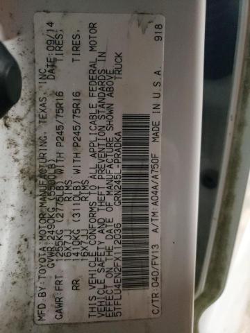 2015 TOYOTA TACOMA DOU - 5TFLU4EN2FX112036