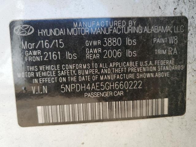 2016 HYUNDAI ELANTRA SE - 5NPDH4AE5GH660222