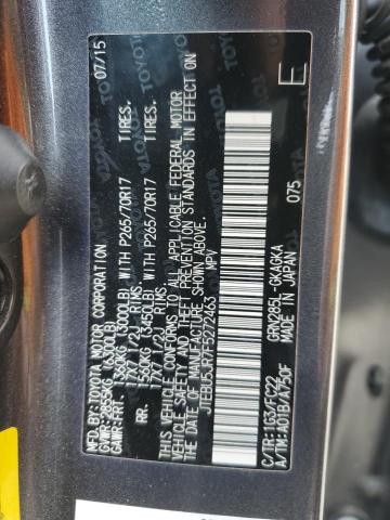 2015 TOYOTA 4RUNNER SR - JTEBU5JR7F5272463