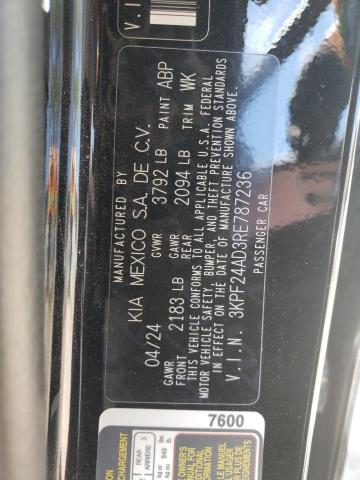 2024 KIA FORTE LX - 3KPF24AD3RE787236