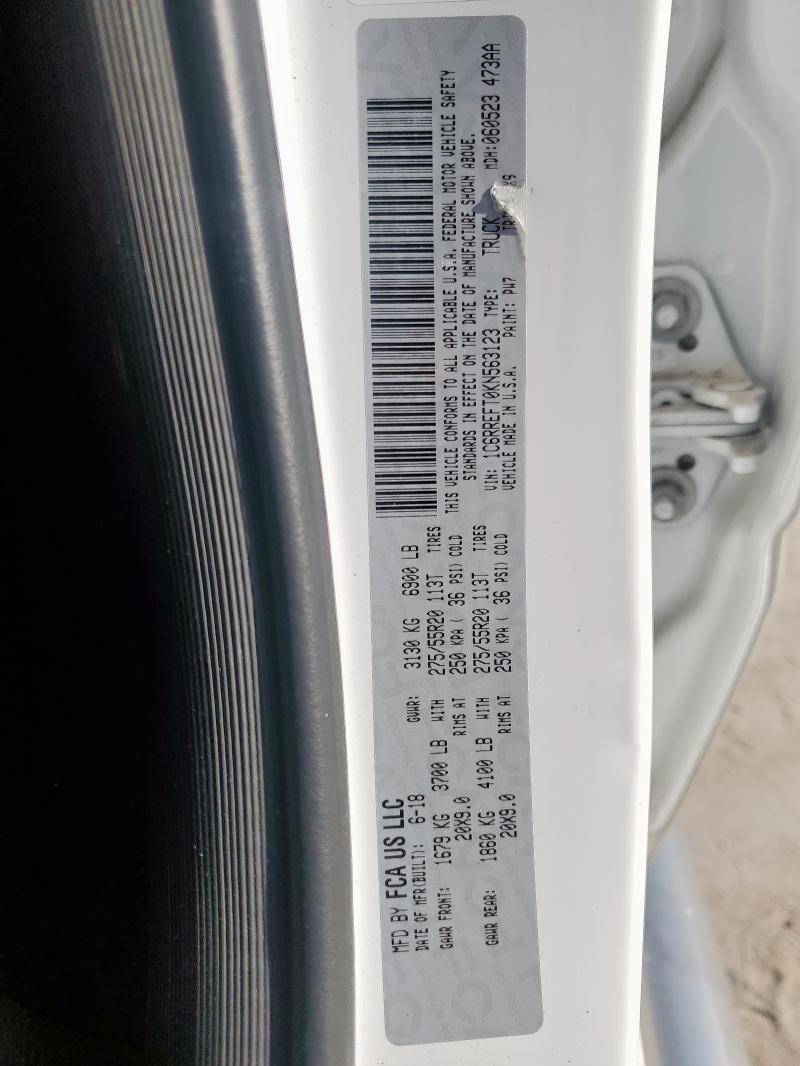 2019 RAM 1500 BIG H - 1C6RREFT0KN563123