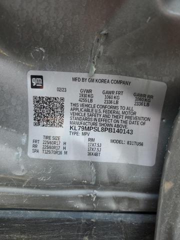 2023 CHEVROLET TRAILBLAZE - KL79MPSL8PB140143