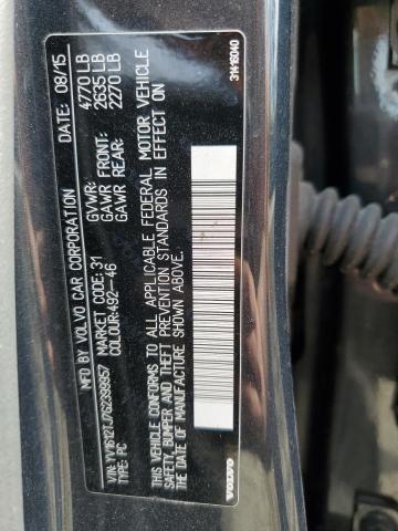 2016 VOLVO S60 YV1612TJ7G2399957