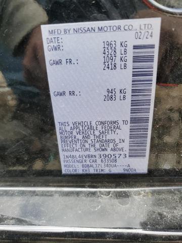 2024 NISSAN ALTIMA SL 1N4BL4EV8RN390573
