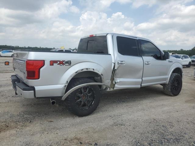FORD F150 SUPER 2018 silver  gas 1FTEW1E5XJFD42536 photo #4