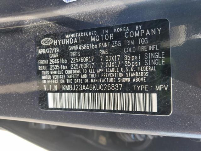 2019 HYUNDAI TUCSON SE - KM8J23A46KU026837