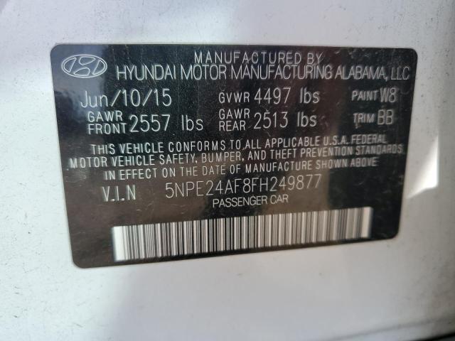 2015 HYUNDAI SONATA SE - 5NPE24AF8FH249877