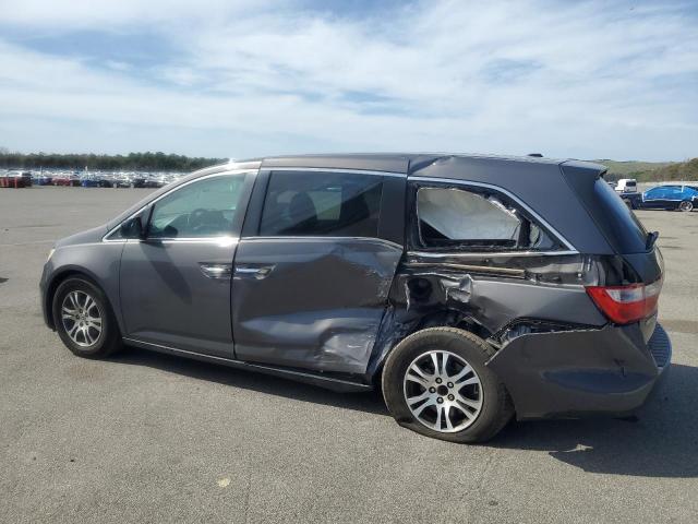HONDA ODYSSEY EX 2012 gray  gas 5FNRL5H6XCB118017 photo #3