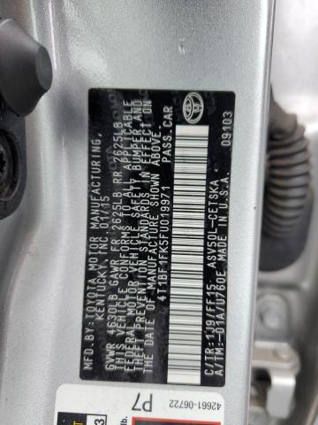 2015 TOYOTA CAMRY LE - 4T1BF1FK5FU019971